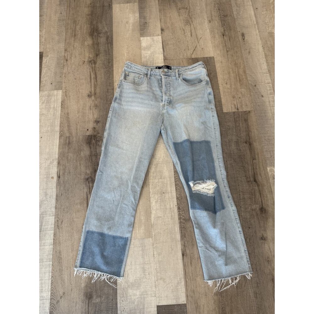 Hollister Jeans Womens 11R W30 L27 Light Wash Ultra High Rise Vintage Straight
